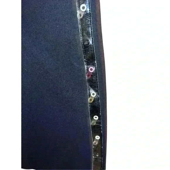 Vgt Retro  ALAIN CHABASON 1970'S/80'S SKIRT black size 38 Minimalist - Picture 6 of 8